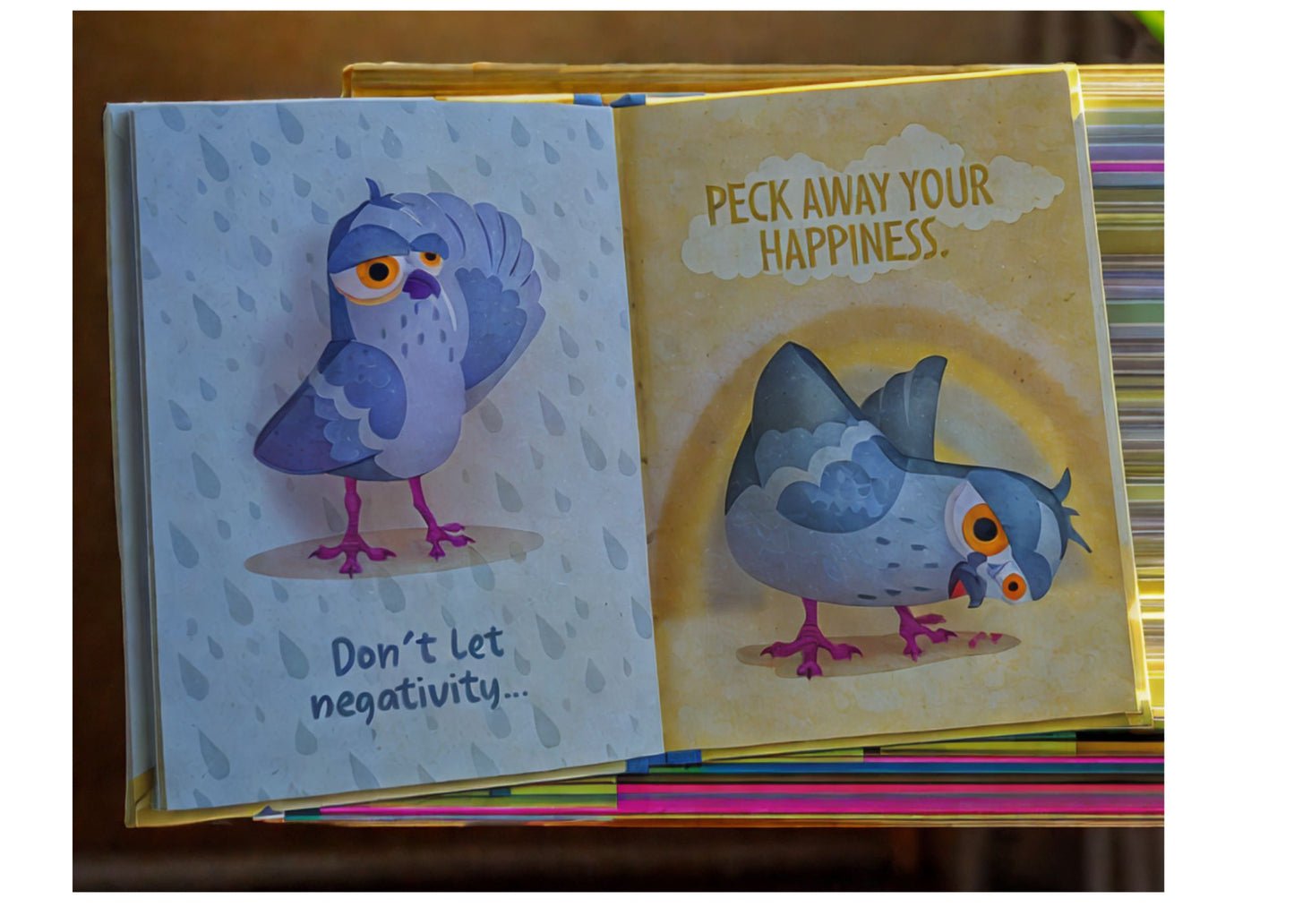 Positivity Pigeon - Peck your way to positivity!