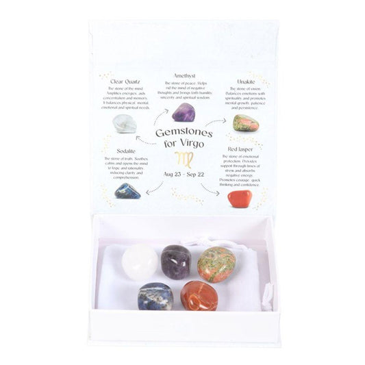 Virgo Crystal Tumblestone Set - The Energy Emporium