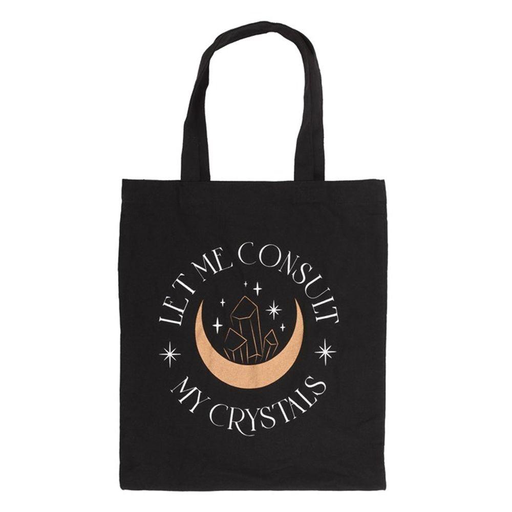 Let Me Consult My Crystals Polycotton Tote Bag - The Energy Emporium