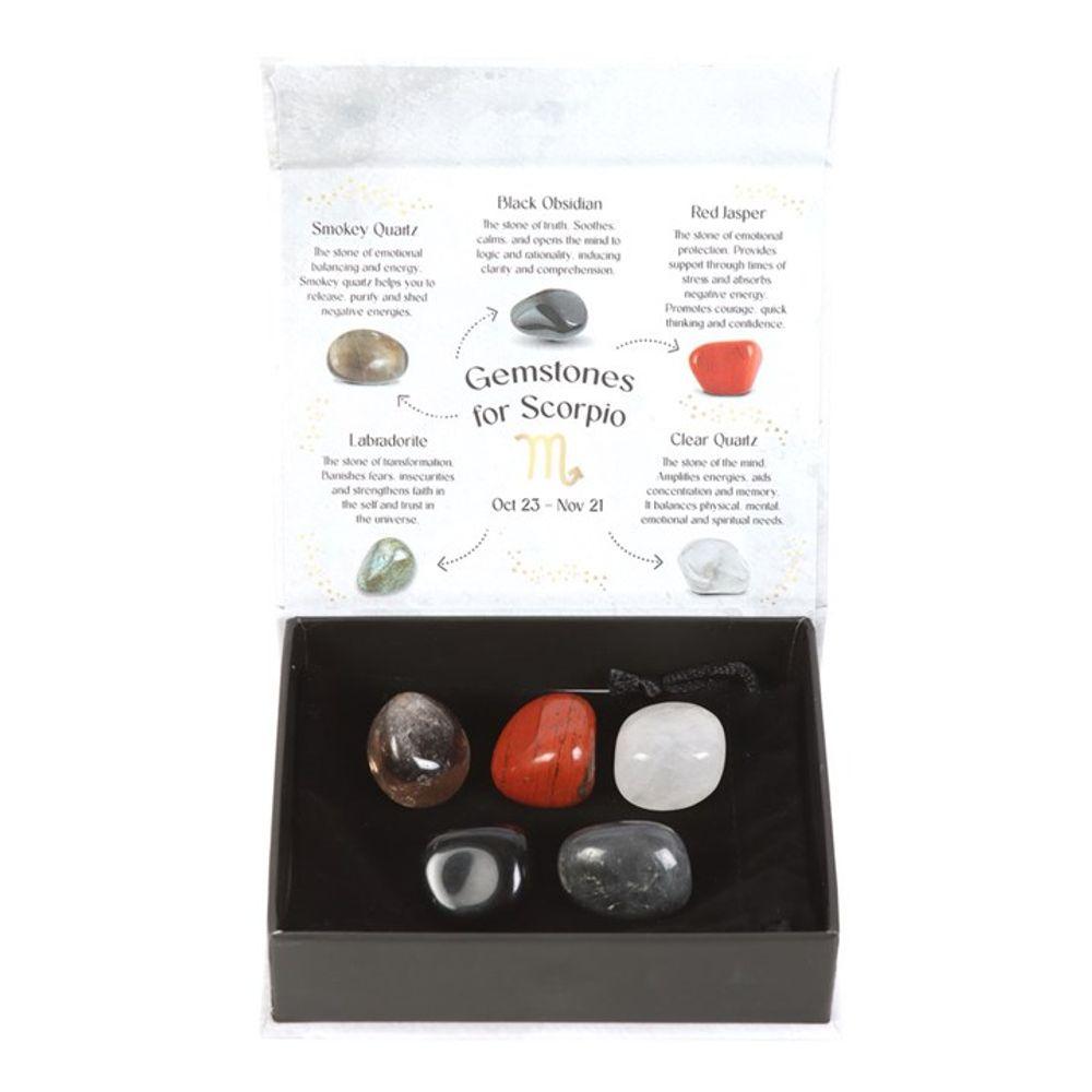 Scorpio Crystal Tumblestone Set - The Energy Emporium