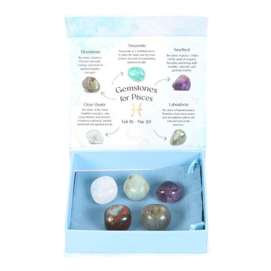 Pisces Crystal Tumblestone Set - The Energy Emporium