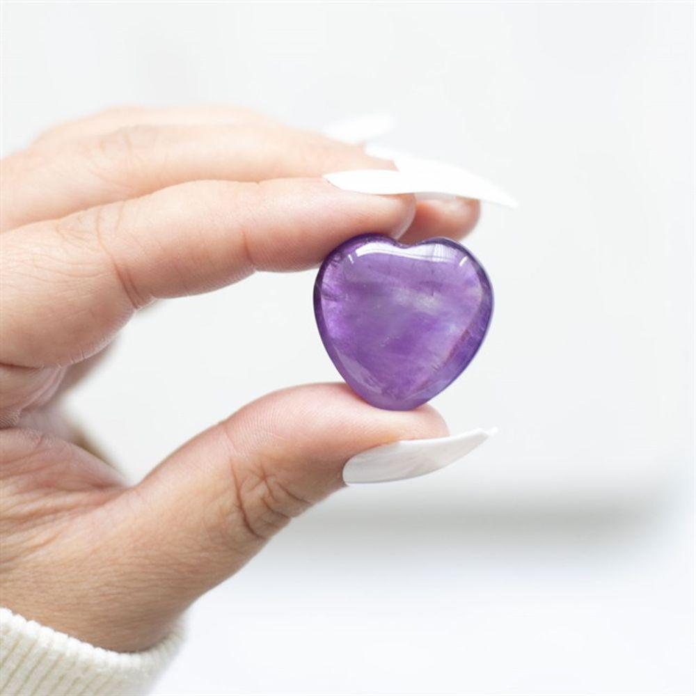 You Are Special to Me Amethyst Crystal Heart in a Bag - The Energy Emporium