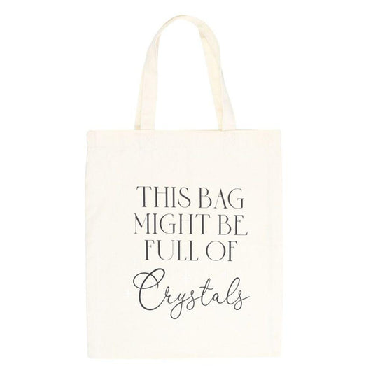 Full of Crystals Polycotton Tote Bag - The Energy Emporium