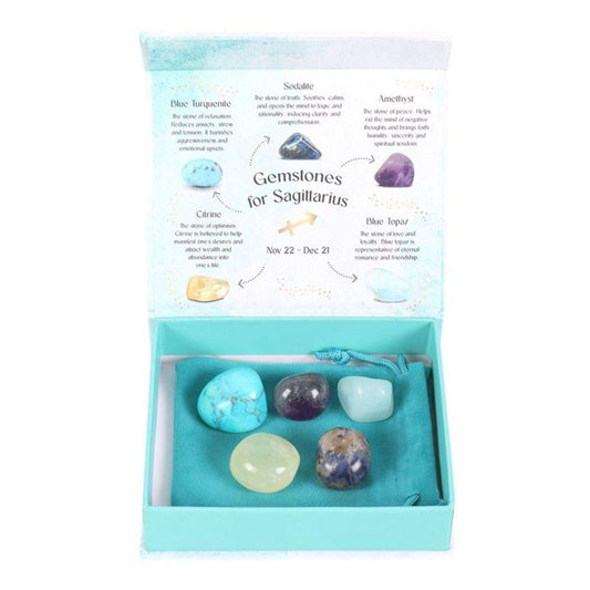 Sagittarius Crystal Tumblestone Set - The Energy Emporium