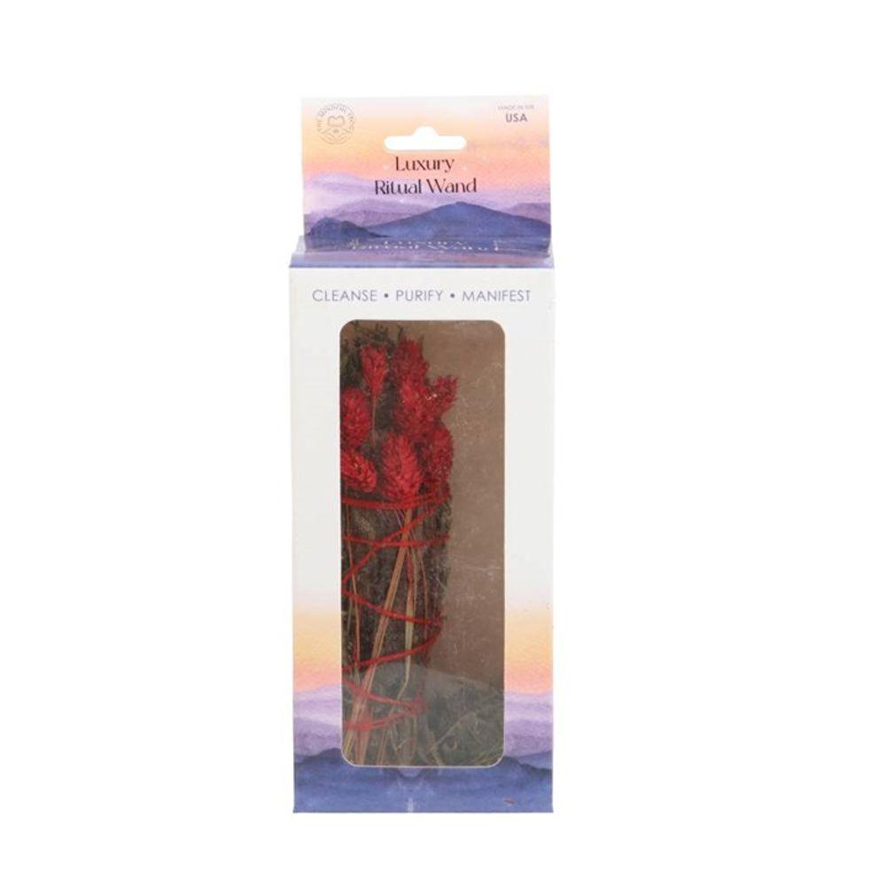 6in Ritual Wand Smudge Stick with Rosemary and Yerba Santa Sage - The Energy Emporium