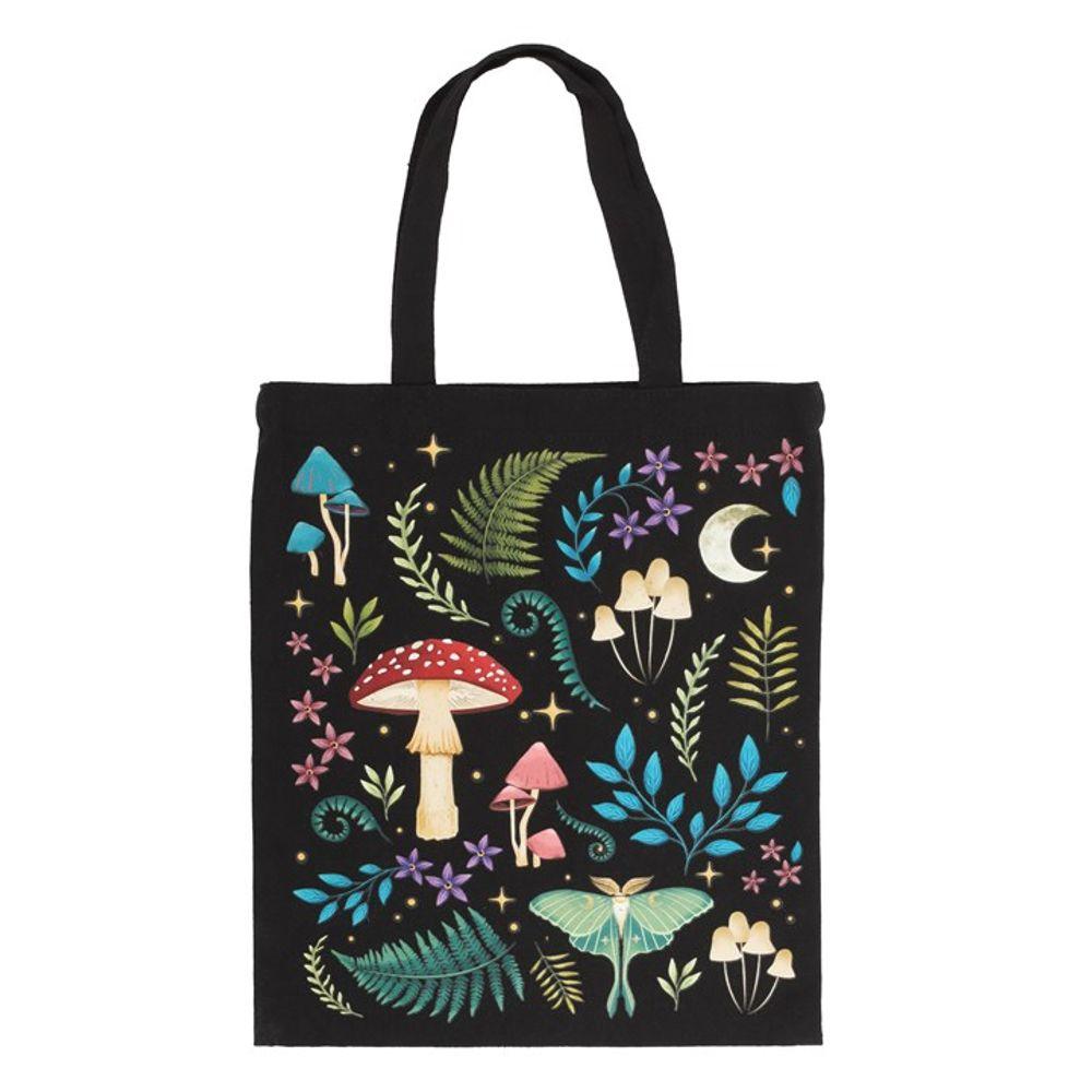 Dark Forest Print Polycotton Tote Bag - The Energy Emporium