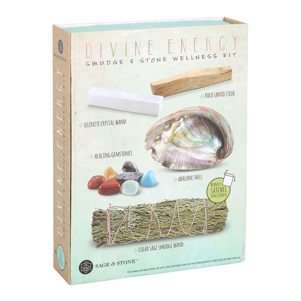 Divine Energy Smudge and Stone Wellness Kit - The Energy Emporium